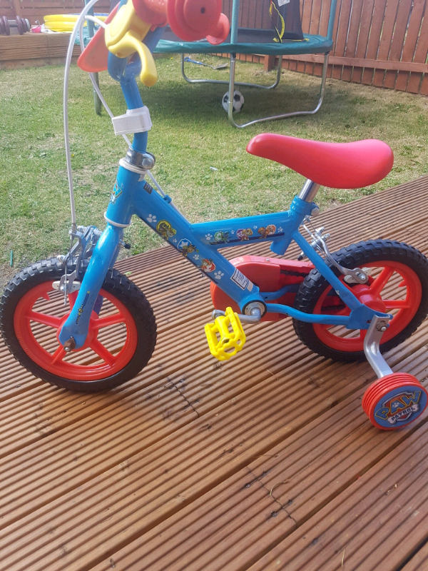 paw patrol 10 inch bike